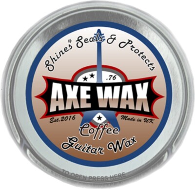 Axe Wax Premium Gitarrenpflegewachs, Kaffee
