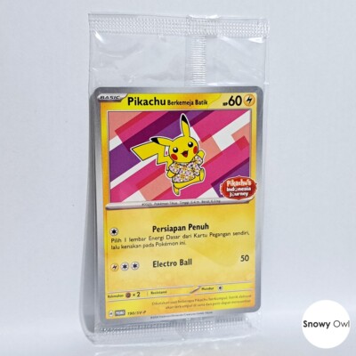 Pikachu Berkemeja Batik V4 190/SV-P & Pikachu 120/SV-P Promo