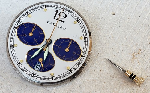 CARTIER PASHA WATCH QUARTZ MOVEMENT DIAL HANDS \u0026 CROWN | eBay