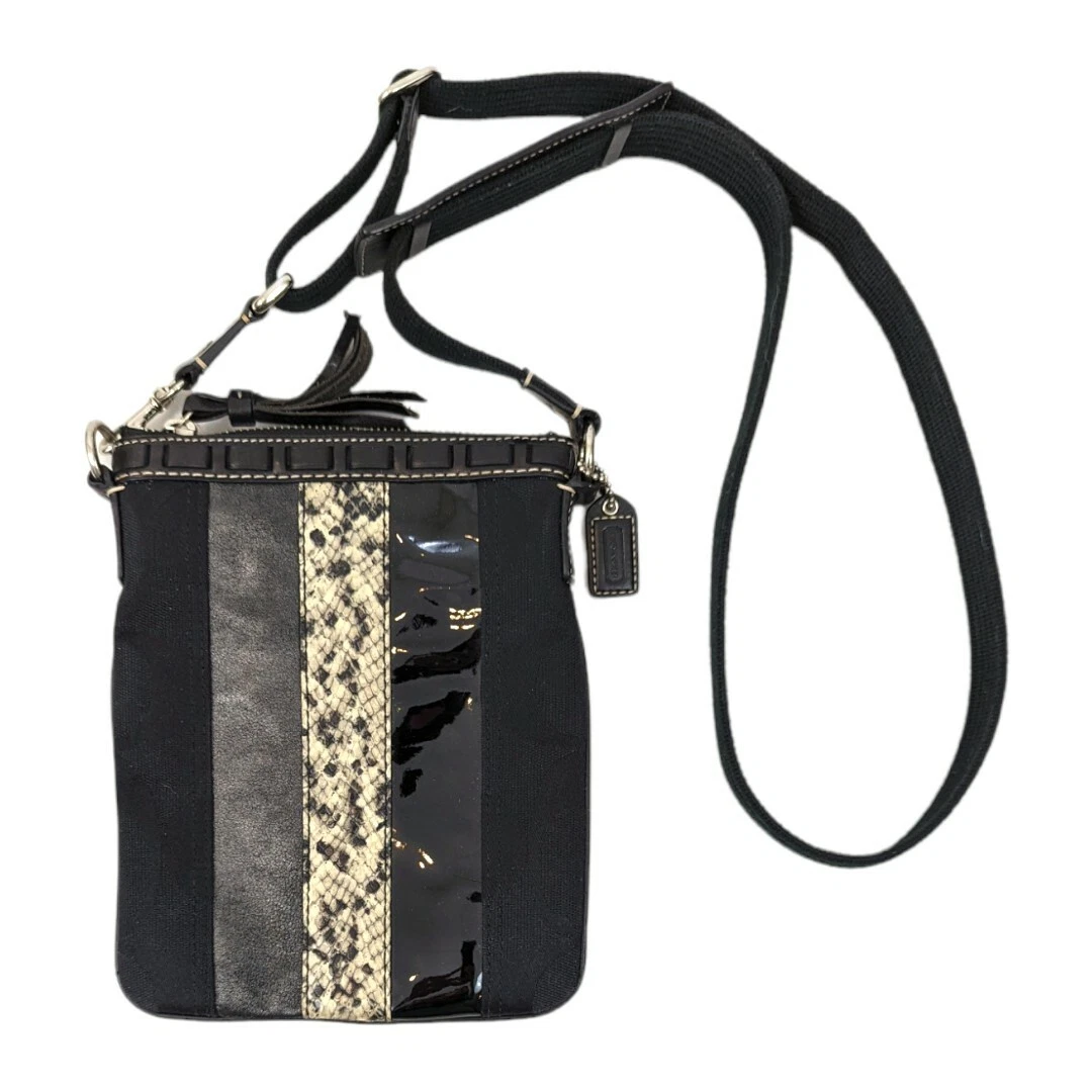Coach store python crossbody