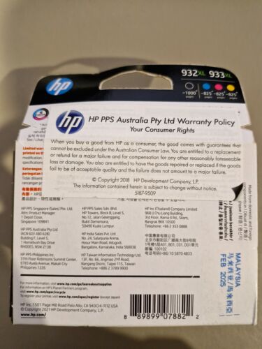 Genuine Original HP 932XL Black And 933XL Colour 4-Pack - Picture 2 of 2