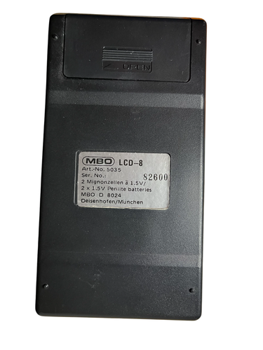 MBO LCD-8 Taschenrechner Retro 80er Vintage Arithmetic Calculator 1985 Nostalgie - Afbeelding 2 van 6