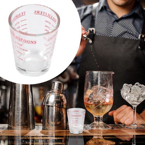 glass measuring cups 30 ML Wine Glass Shot Cups Small Measuring Unze