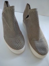 Steve Madden Women's Caliber Ankle Shoes Sneakers - Taupe - Suede - Size 9M