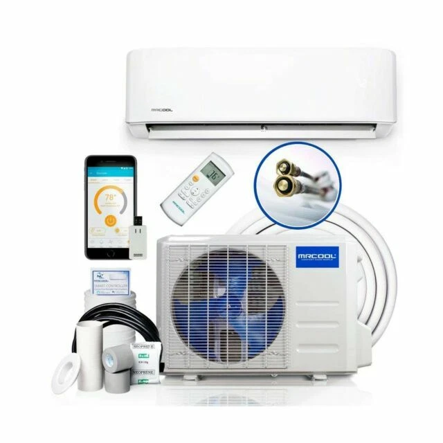 MRCOOL DIY-12-HP-115B25 DIY 12k BTU 22 SEER Ductless Heat Pump 810035930902  | eBay