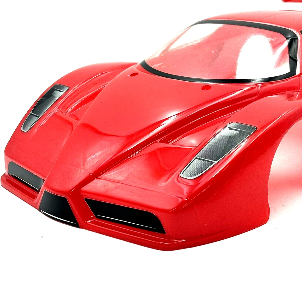 Ferrari Enzo 1/10 Red RC Body Shell 200mm wide by Hobao for Hpi OZRC vv16 ML875 - Image 2 of 4
