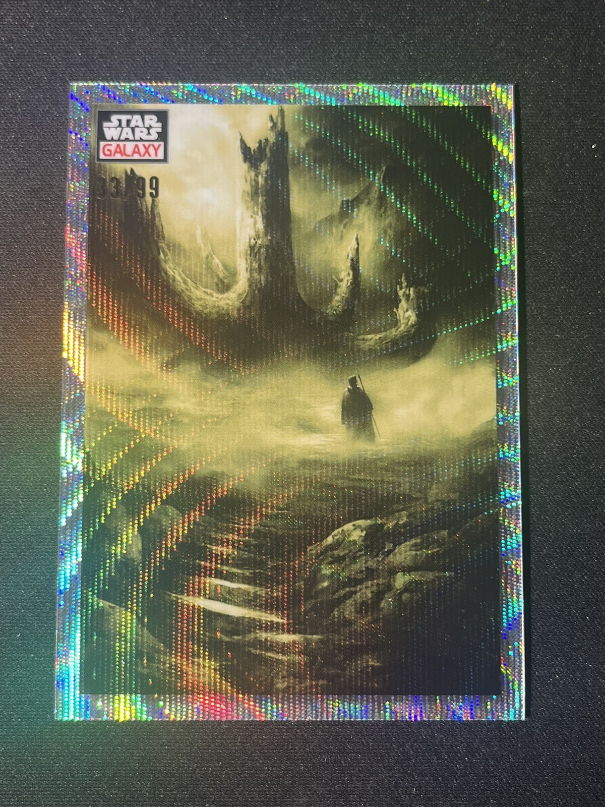 2023 Topps Chrome Star Wars Galaxy The Sacred Tree WAVE Refractor/99