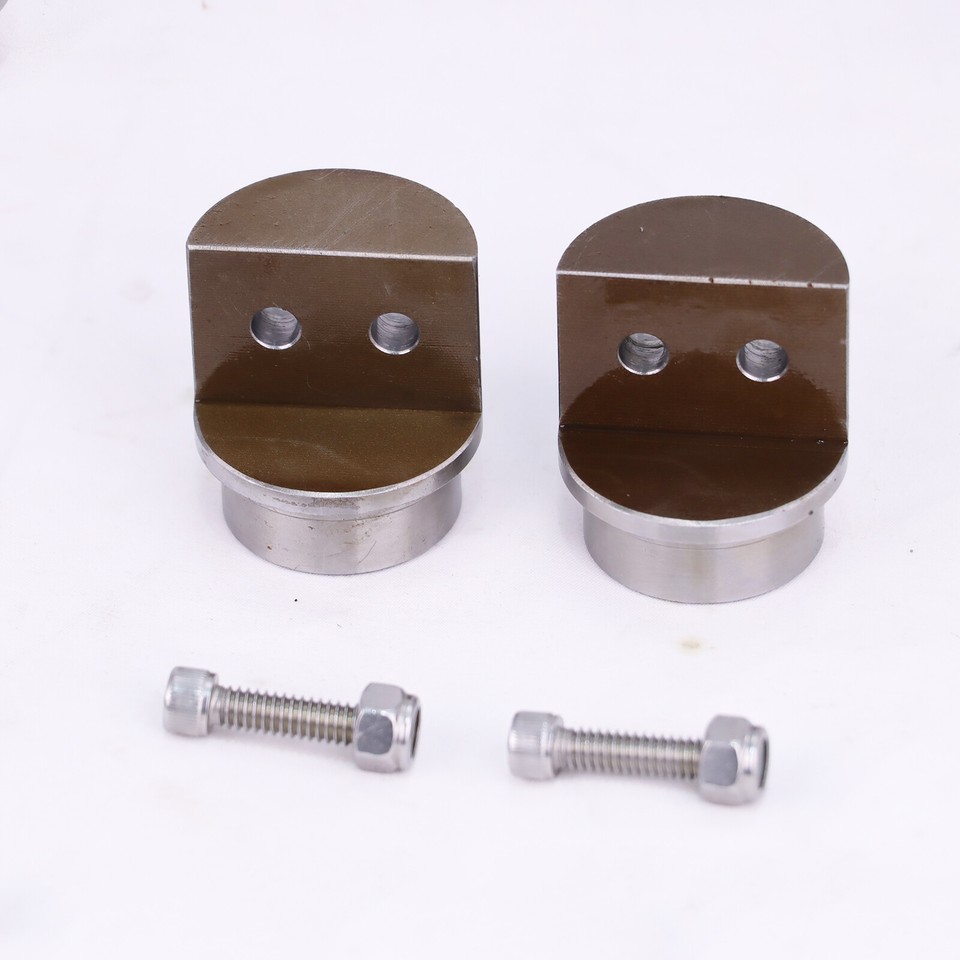 2Pcs 1-1/2 Weld In Tube Connectors Adapter Roll Cage