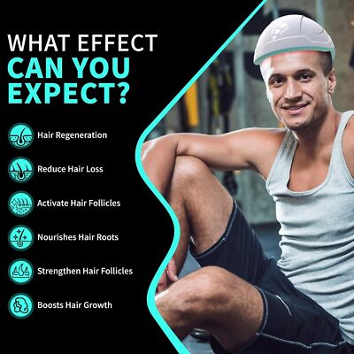 Low Level Laser Hair Growth Cap Hair Regrowth Laser Caps Anti Loss Treatment Men