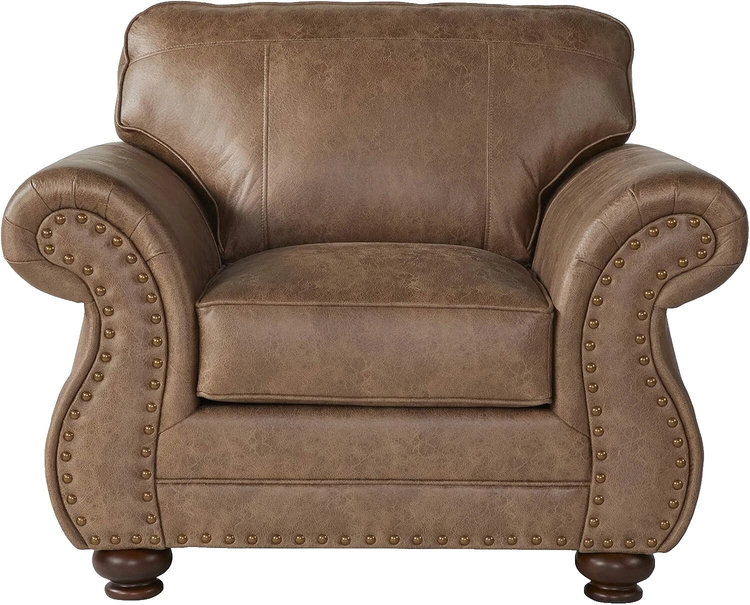 Cadeiras de Couro Sintético Sólido