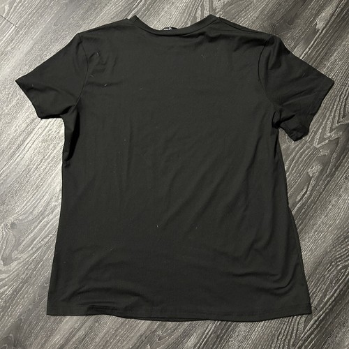 Chic Me T Shirt That Says Mind The Business That Pays You XL Black And Red - Picture 5 of 6