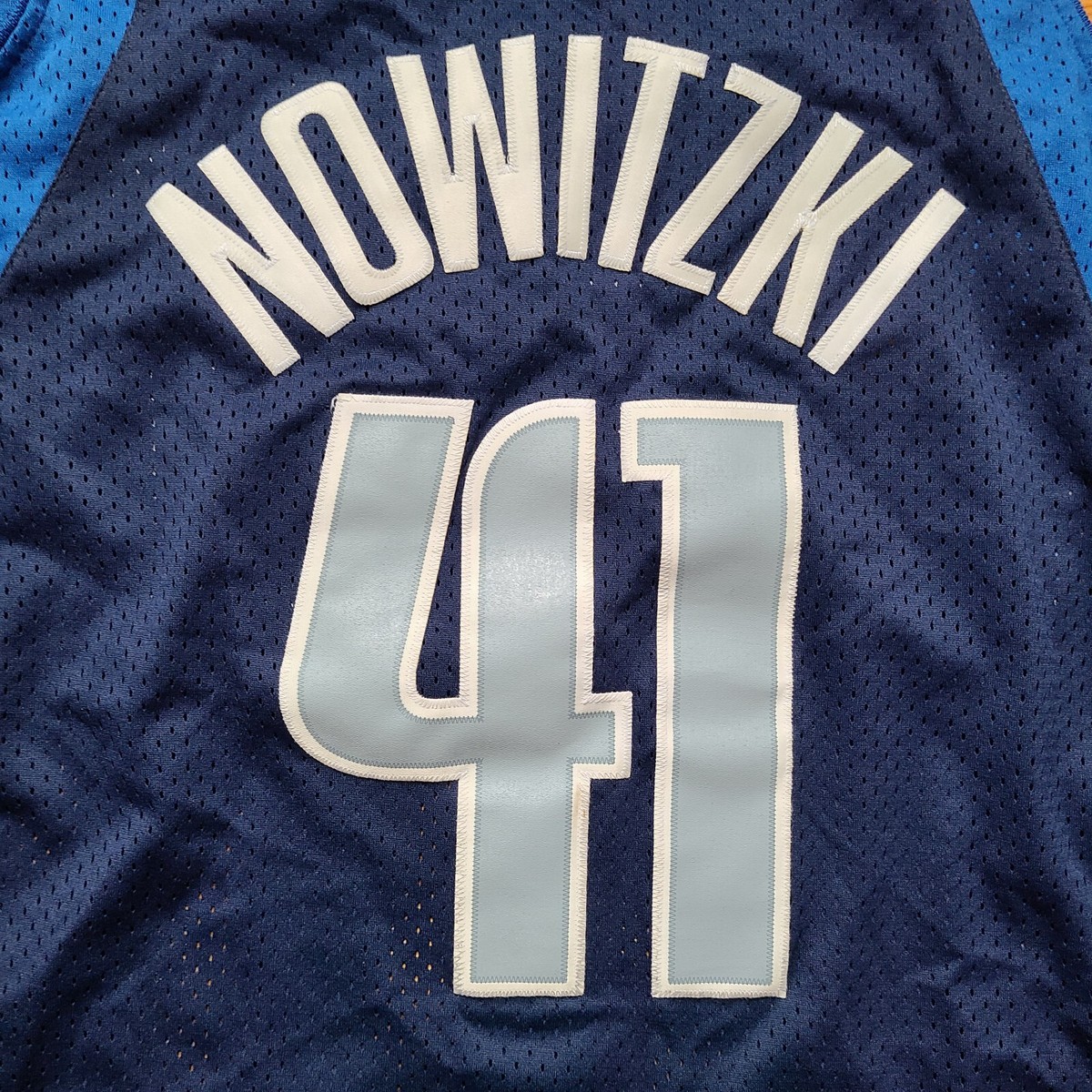 Nike DALLAS 41番 ユニフォーム サイズ52 Champion Dirk Nowitzki Dallas Mavs NBA Finals Authentic Nike