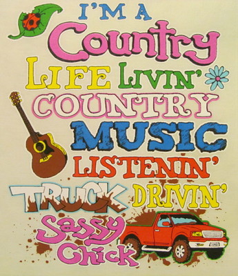 T-shirt Femme Country Life Motif Graphique - 100% Coton, Tailles Du S Au 3X, Neuf Sans étiquettes