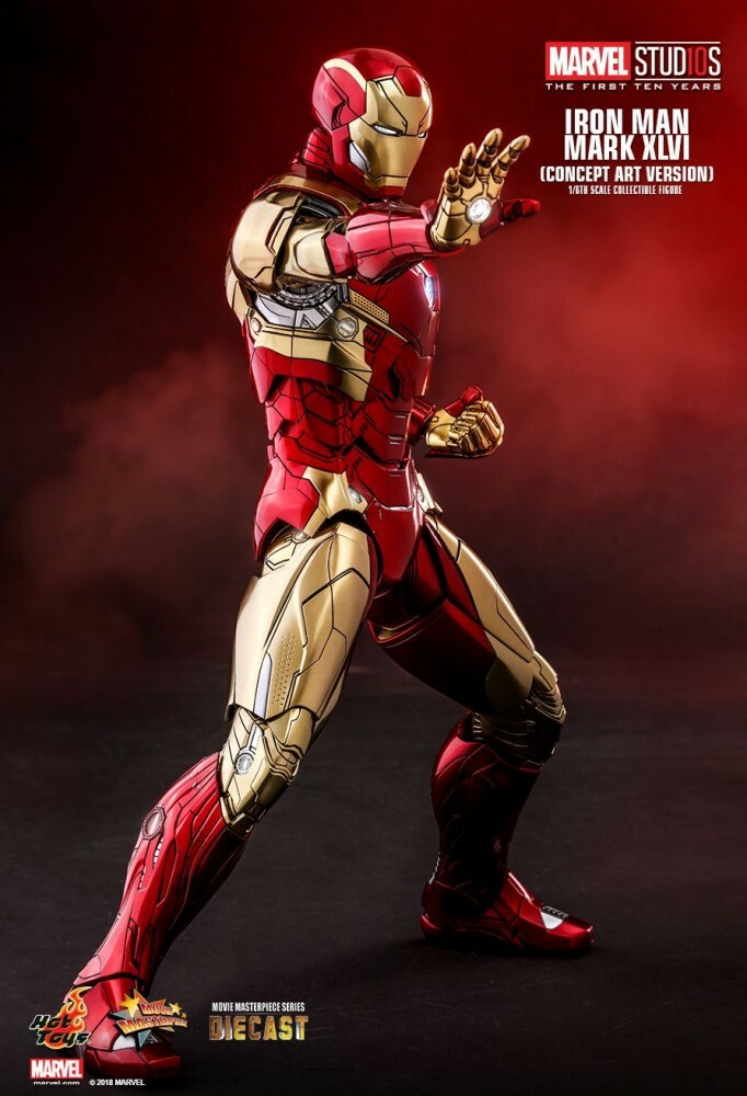 HOT TOYS 1/6 MMS489 IRON MAN MARK XLVI CONCEPT ART VERSION