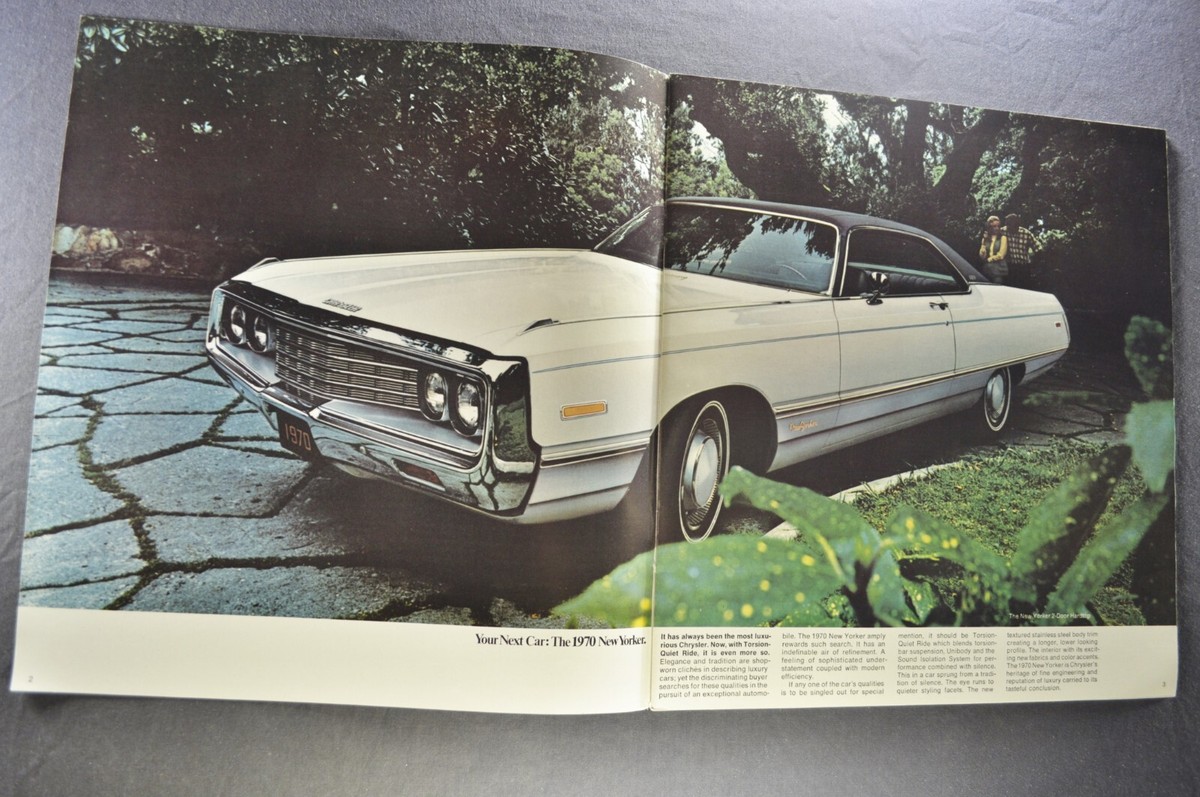 1970 Chrysler Large Brochure New Yorker 300 Newport Wagon