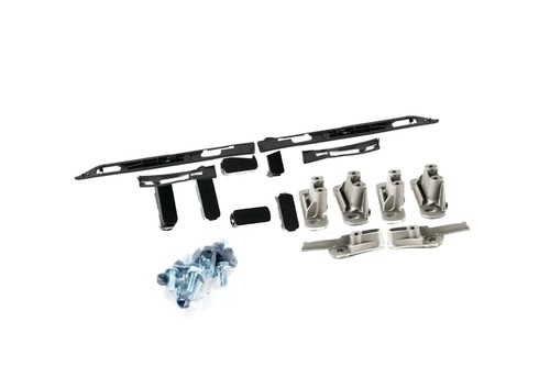BLACK ROOF RAIL BARS ALUMINIUM RAILS FOR LAND ROVER DISCOVERY SPORT L550 2014+ - Picture 3 of 13