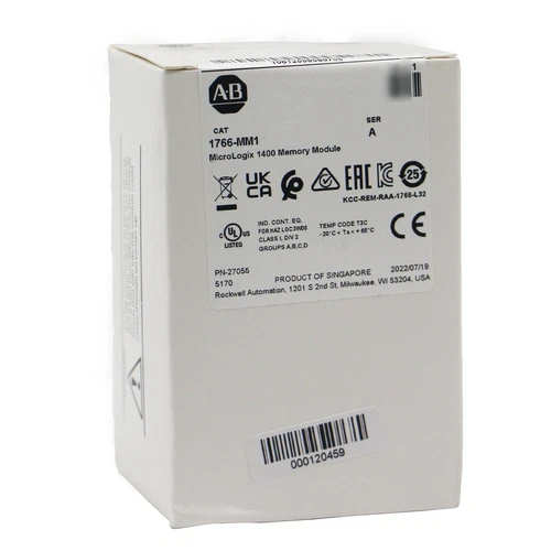 New Allen Bradley 1766-MM1 Memory Module for MicroLogix 1400 Controller Module - Picture 1 of 12