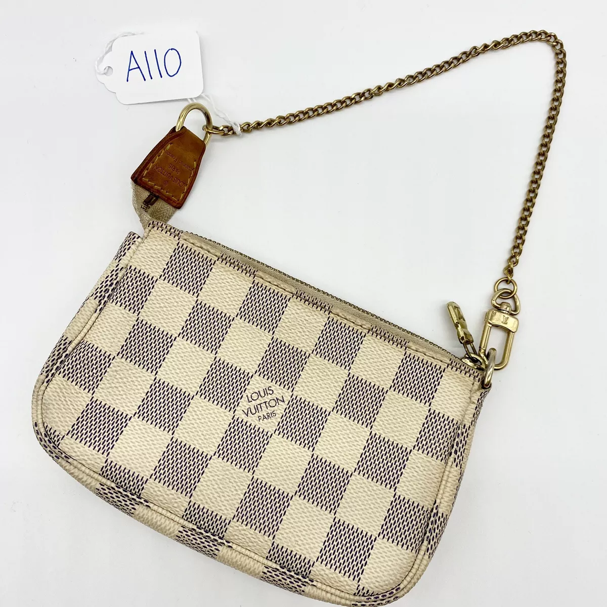 Louis Vuitton Damier Azur Mini Pochette Bag - Farfetch