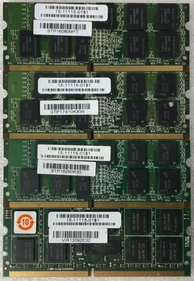 Lot of 44x Cisco 15-11115-01 Router Memory 2GB DDR2 PC2-4200 244pin Mini DIMM - - Image 4 of 4