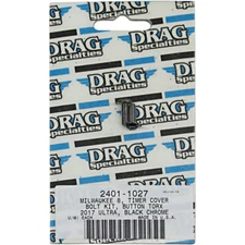 Drag Specialties Bolt Kit M8 Timer Cover Black/Chrome Knurled | MK780BK