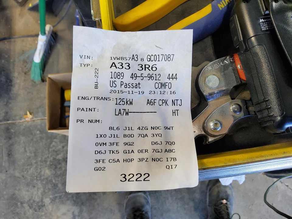 Used Rack and Pinion Assembly fits: 2016 Volkswagen Passat power rack and pinion Foto 2 de 4