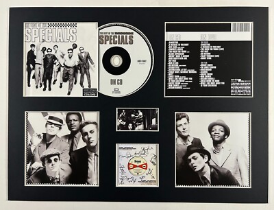 THE SPECIALS - Signed Autographed - BEST OF - Album Display Deluxe