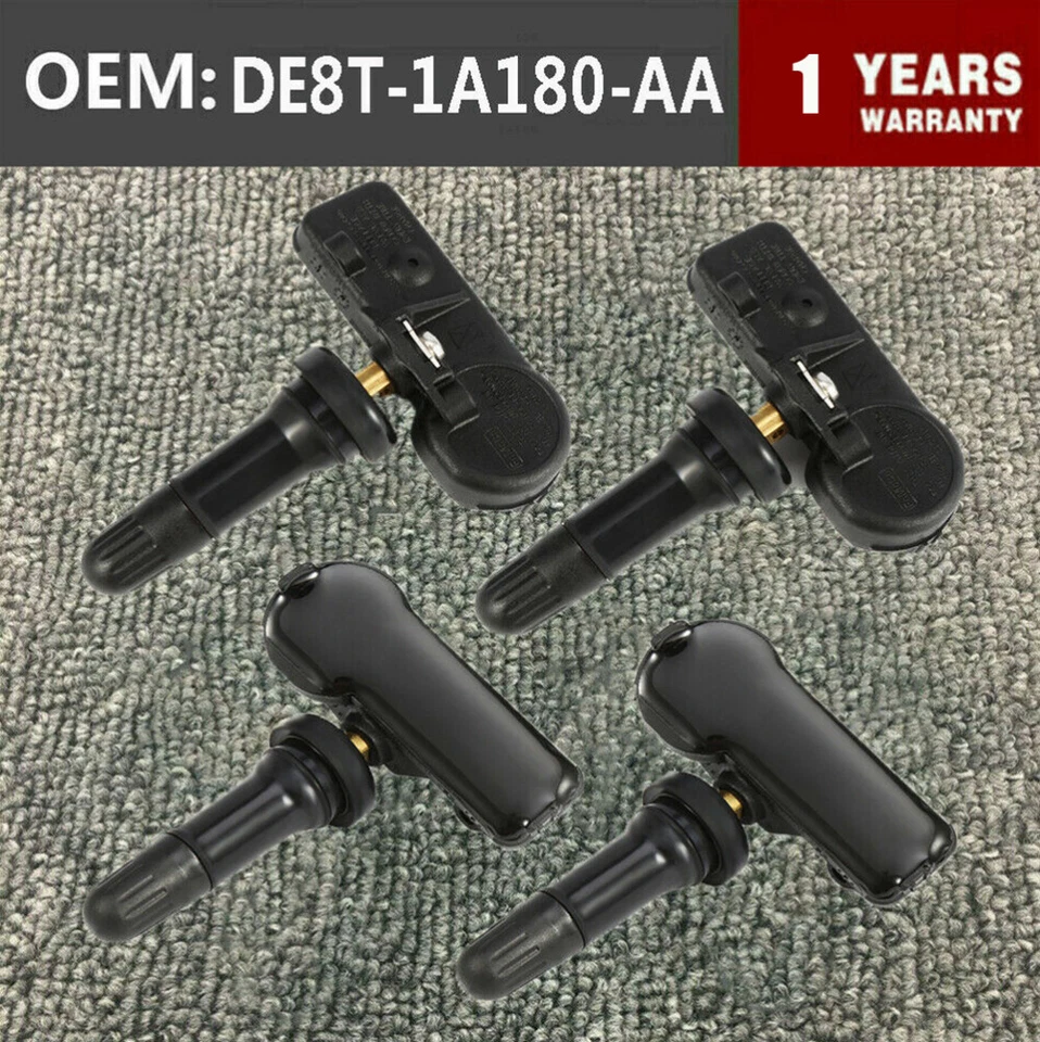 4 подлинных датчика давления в шинах для Ford Motorcraft TPMS OEM DE8T-1A180-AA IP67 - Изображение 2 из 4