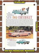 Metal Sign - 1961 Chevy Biscayne Here A New Measure Of Your Moneys Worth.