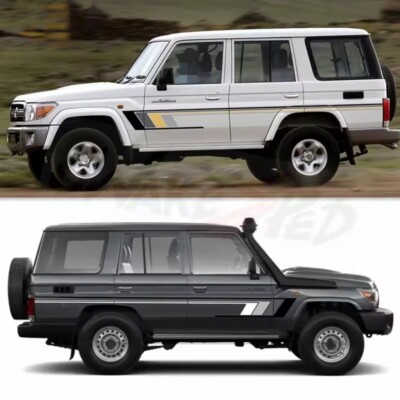 Car Body Sticker Racing Sport Stripes FOR Toyota Land Cruiser LC70