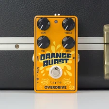 Caline CP-516 Orange Burst Overdrive Guitar Pedal - 2nd Gen - Ships from US