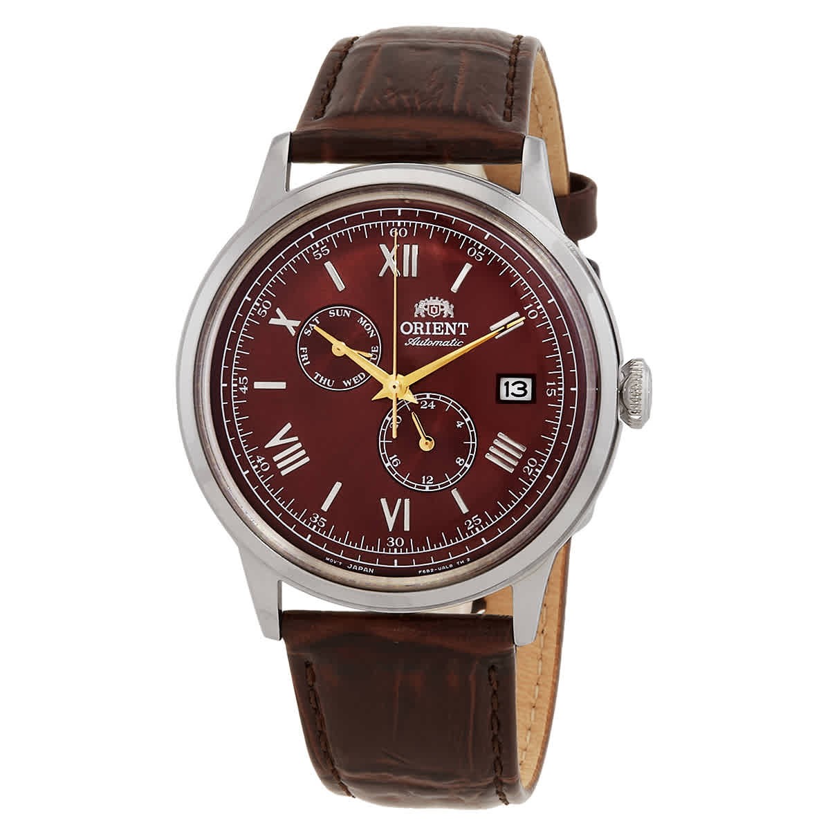Orient Bambino Automatic Bordeaux Dial Men's Watch RA-AK0705R10B