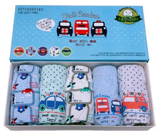 Brand new, 5-pack of 90cm boys' boxer briefs. Cute cotton underwear.