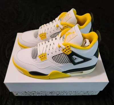 Nike Air Jordan 4 Retro Vivid Sulfur Women Size 12 /Men 10.5