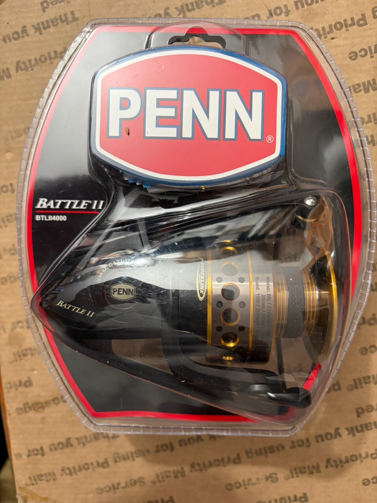 Penn Battle II (BTLII4000) Fishing Spinning Reel NEW !