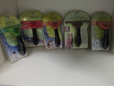 FURminator deShedding Tool f&uuml;r Hunde Kurzhaar Langhaar S M XL & Pferde