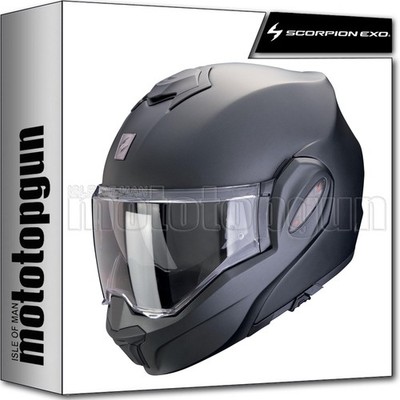 SCORPION MODULARHELM FÜR MOTORRAD EXO-TECH EVO SOLID WEISS XL