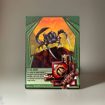 Bakugan Gundalian Invaders Dark Drop   Darkus Clawsaurus Green Card 46/48c