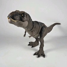 Jurassic World Dominion Thrash 'N Devour Tyrannosaurus Rex Action Figure WORKS 