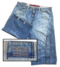 VTG Y2K MARITHE' FRANCOIS GIRBAUD BAGGY CAPRI DENIM GOUCHO JEAN SHORTS 40 RARE