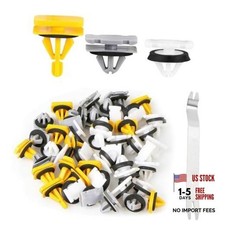 71 PCS Fender Flare Rocker Panel Moulding Clips, Door Sill Side Skirt Wheel