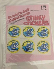 TREND 80s Stinky Stickers Vintage Scratch N Sniff Sealed Shoes Way To Motor 