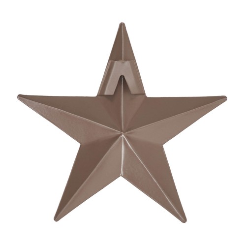 Metal Star Speckled Distressed Rust Brown 4x4 - Picture 6 of 7