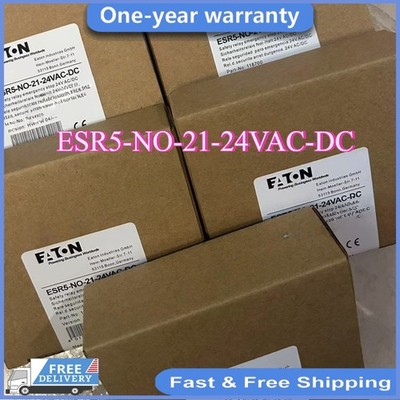 ESR5-NO-21-24VAC-DC 1PC FOR EATON MOLELLER Safety Relay NEW IN BOX#