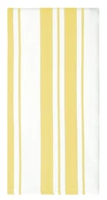 MU Kitchen 100% Cotton Basket Weave Stripe Dishtowel, 20 by 30-Inches, Daffodil