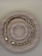 14K yellow gold Turkish Byzantine chain bracelet By  Atasay Kuyumculuk 9grams