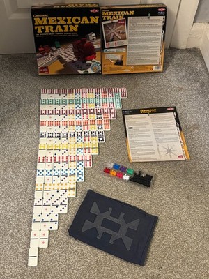 Mexican Train Domino Spiel Tactic Games 2008 100% komplett mit Sound Schlüsselanhänger