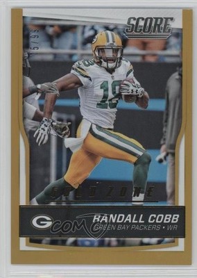 2016 Score Jumbo Gold Zone 75/99 Randall Cobb #120 1u0
