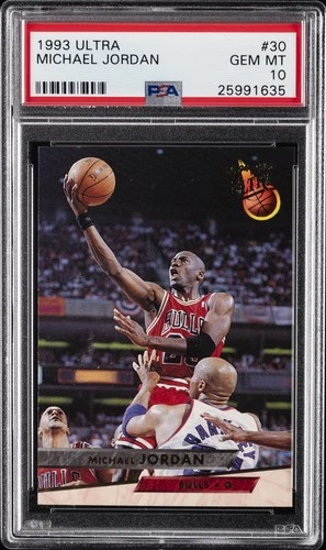 1993 ULTRA #30 MICHAEL JORDAN PSA 10