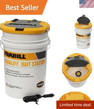 Multicolor Frabill Bait Station - 6 Gallon Capacity with Removable Aerator