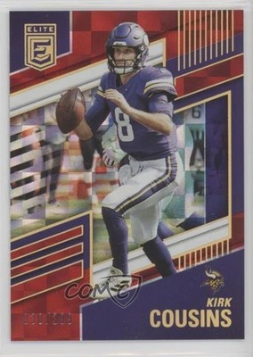2022 Panini Donruss Elite Red 30/399 Kirk Cousins #75 1h9m